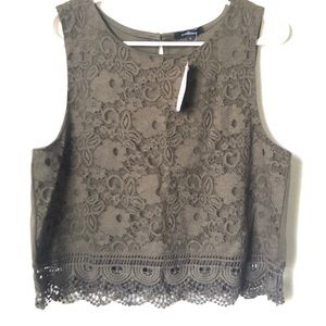 Forever 21 Lace Crop Top